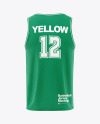 Basketball Jersey Mockup - Back View