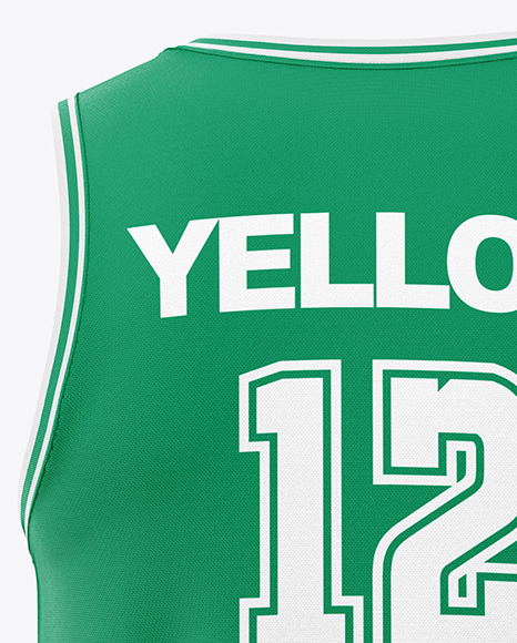 Basketball Jersey Mockup - Back View