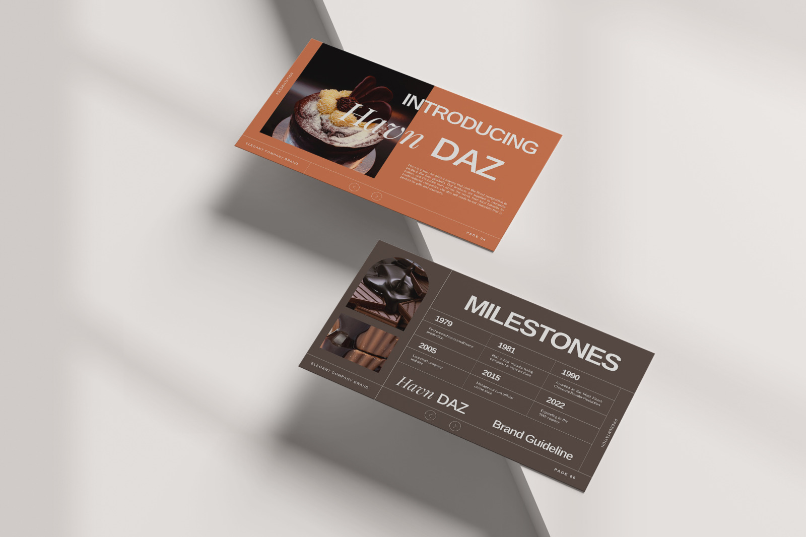 Havn – Choco Delight Elegant Company Branding InDesign Presentation Havn – Choco Delight Elegant Company Branding InDesign Presentation