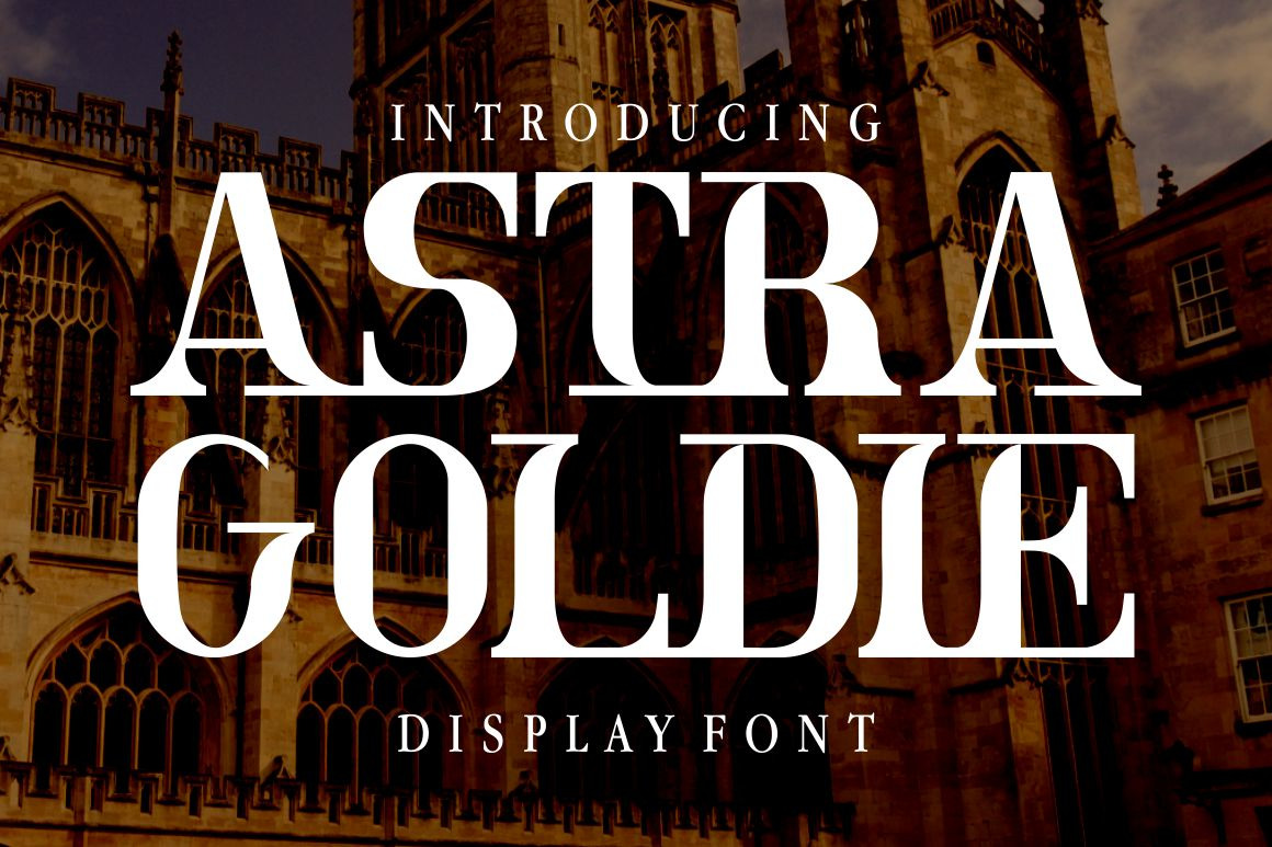 Astra Goldie - Display Font