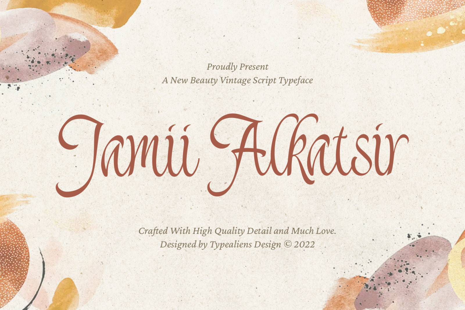 Jamii Alkatsir Font Jamii Alkatsir Font