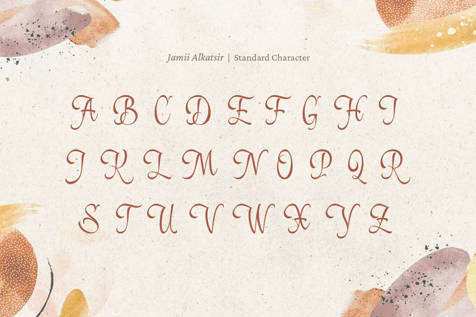 Jamii Alkatsir Font