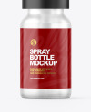 Frosted Clear Spray Bottle Mockup