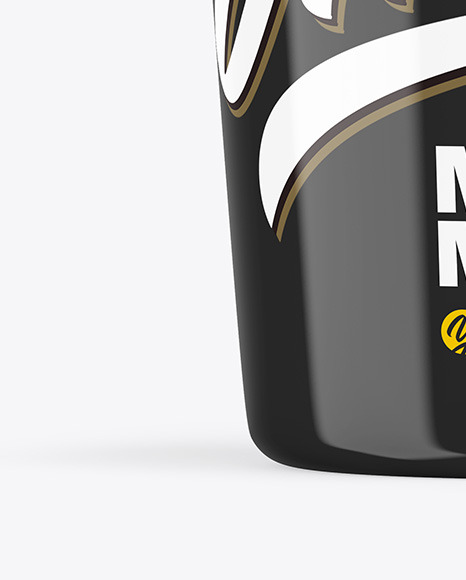 Glossy Mug w/ Coffee Splash Mockup