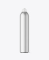 500ml Metallic Aerosol Bottle Mockup