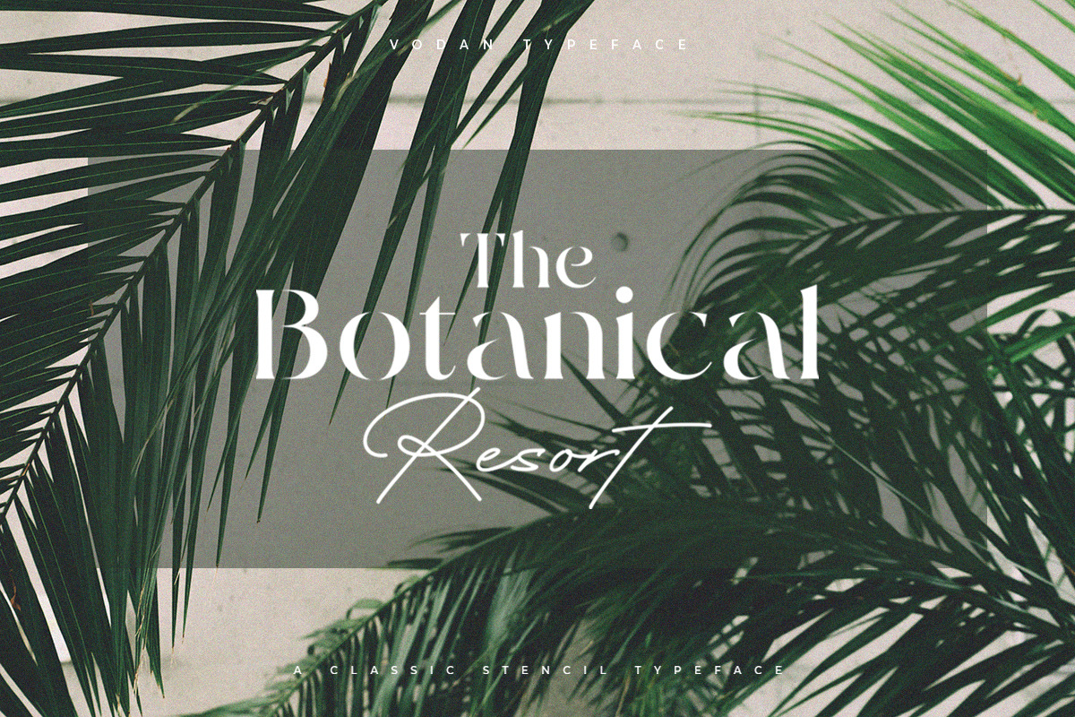 SALE! Vodan | Classic Stencil Font SALE! Vodan | Classic Stencil Font