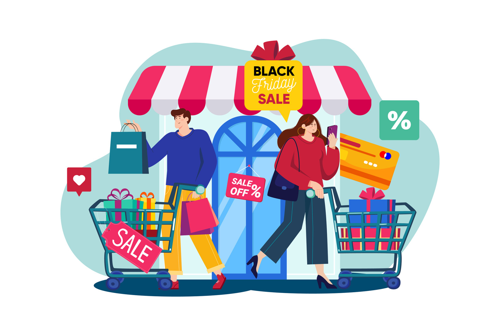 M531_Black Friday Illustration Pack M531_Black Friday Illustration Pack