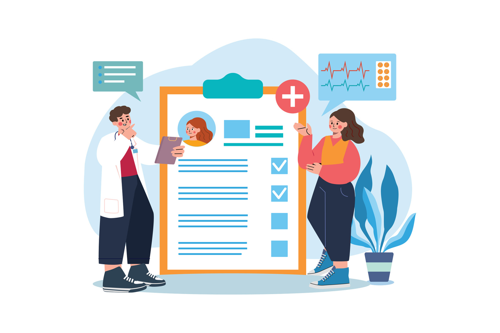 M526_Healthcare and Medical Illustration Pack M526_Healthcare and Medical Illustration Pack