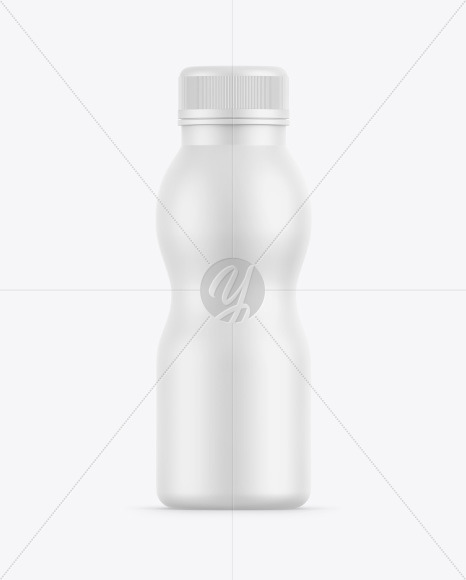 Matte Yogurt Bottle Mockup