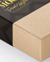 Kraft Wrapped Box Mockup