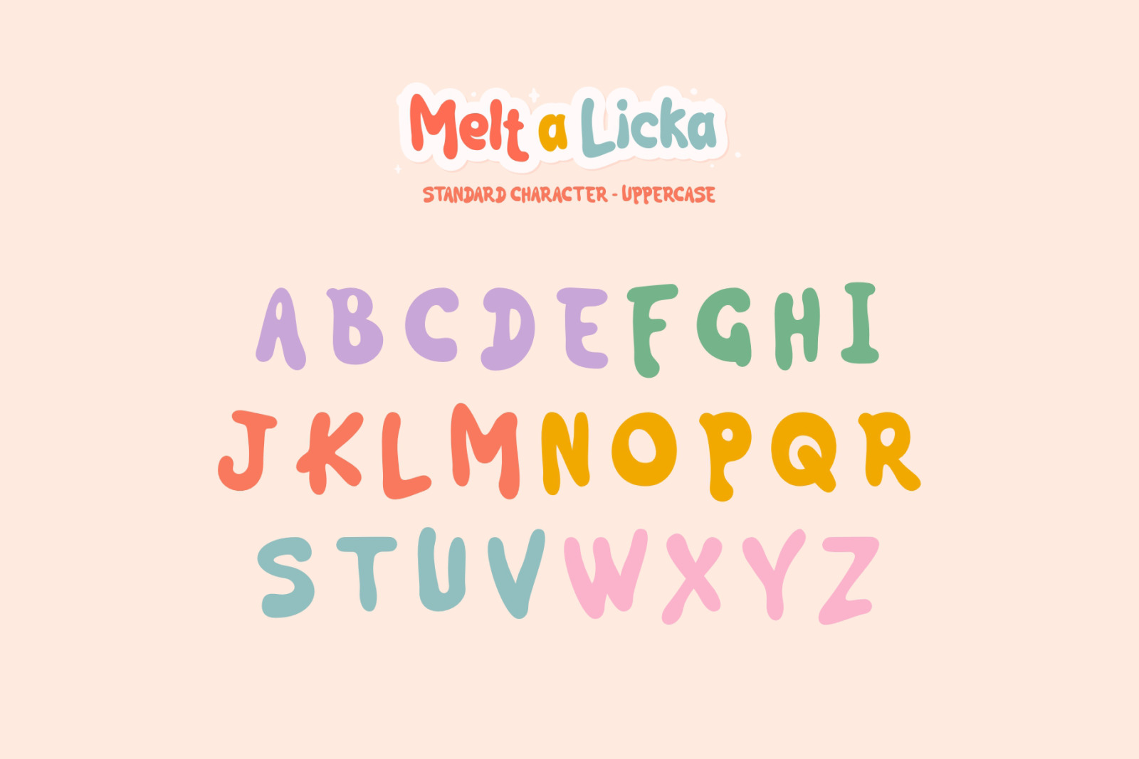 Melt a Licka Font