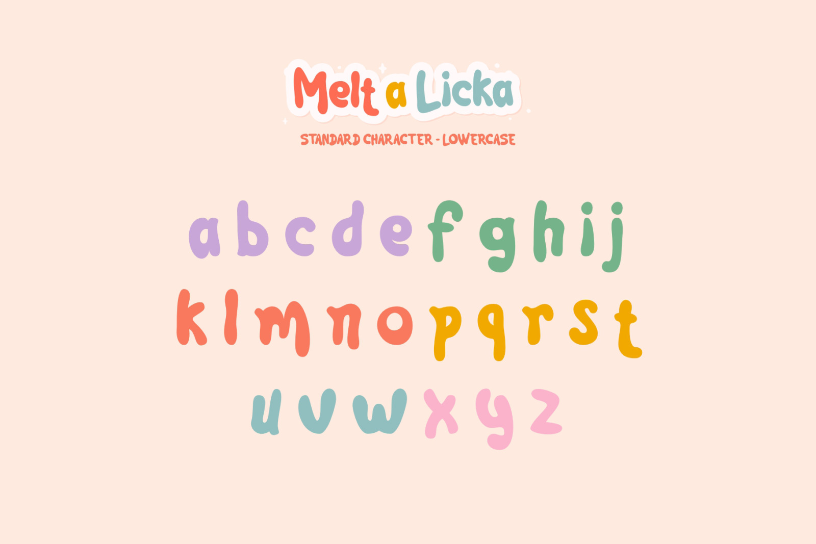 Melt a Licka Font