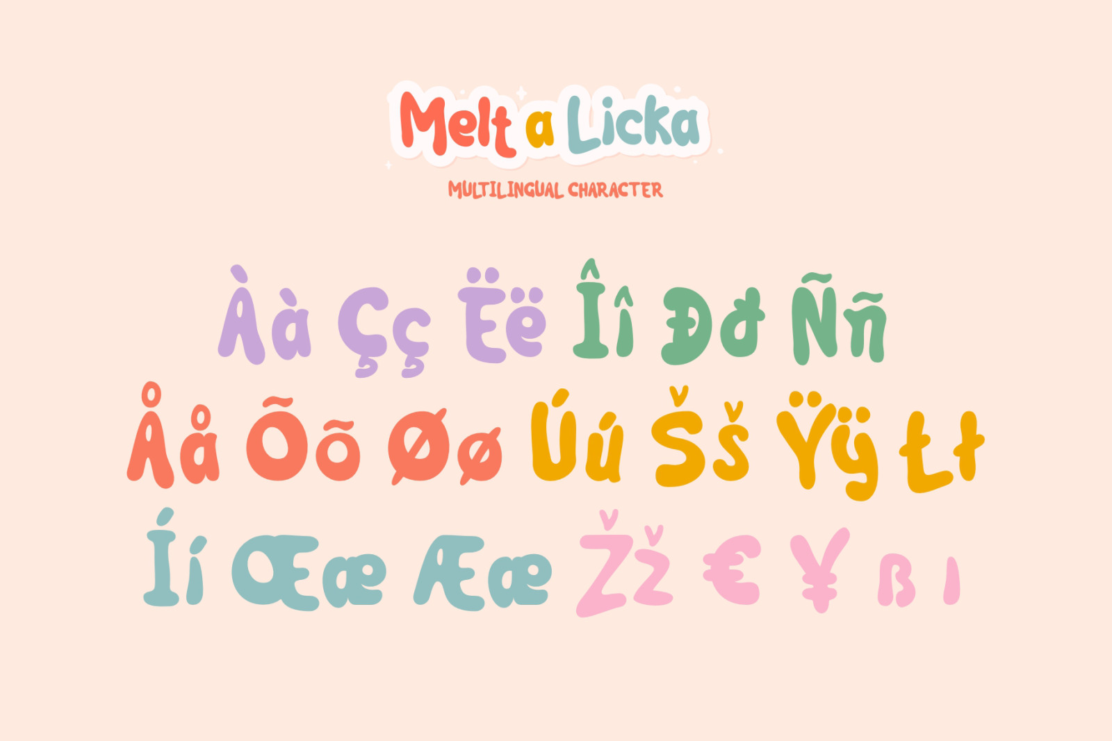 Melt a Licka Font