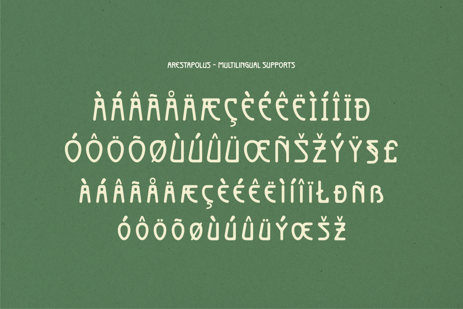 Arestapolus Font