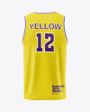 Basketball Jersey Mockup - Back View