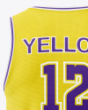 Basketball Jersey Mockup - Back View