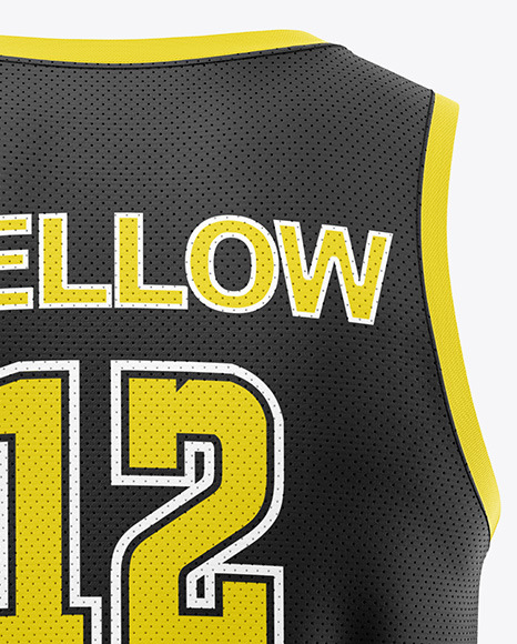 Basketball Jersey Mockup - Back View