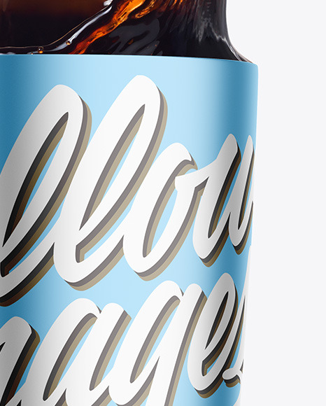 Metallic Mug w/ Coffee Splash Mockup