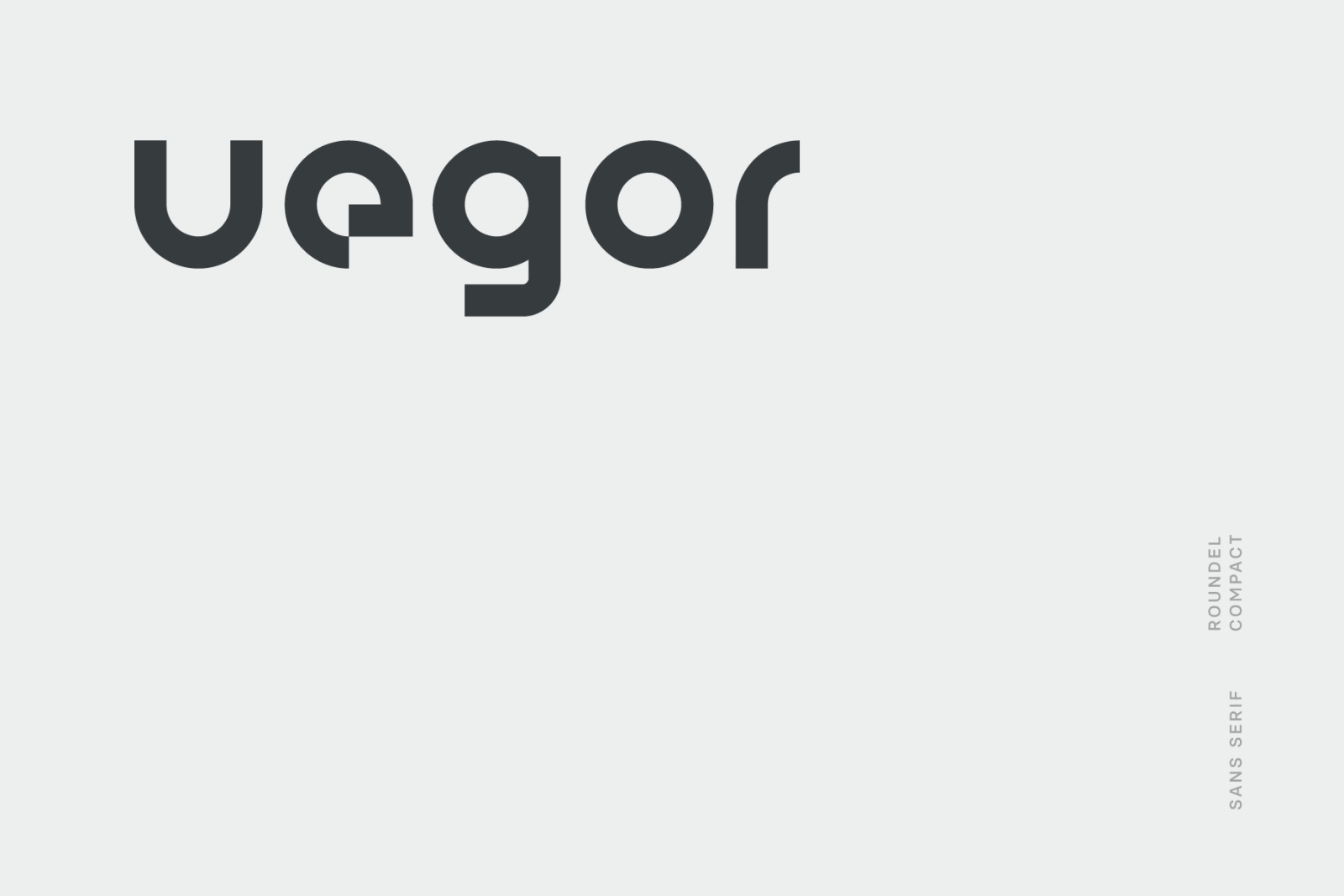 Uegor Font Uegor Font