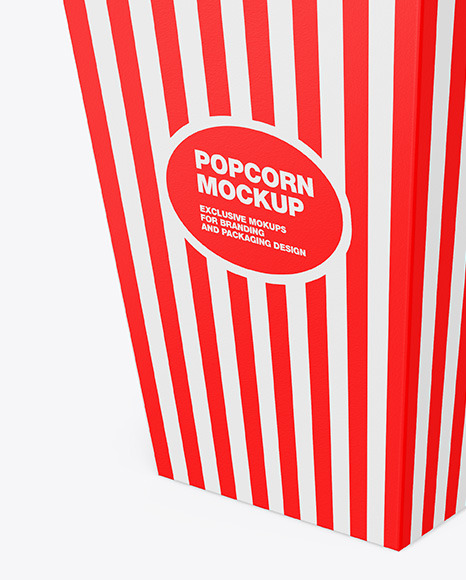 Popcorn Bag Mockup