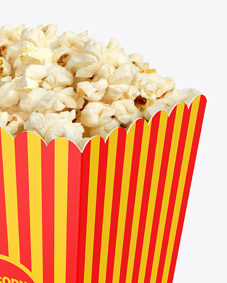 Popcorn Bag Mockup