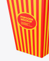 Popcorn Bag Mockup