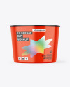 Glossy Ice Cream Cup Mockup