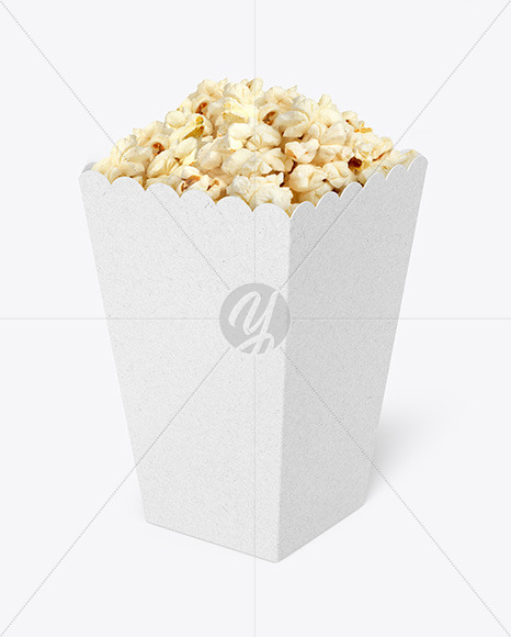 Kraft Popcorn Bag Mockup