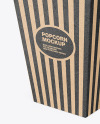 Kraft Popcorn Bag Mockup