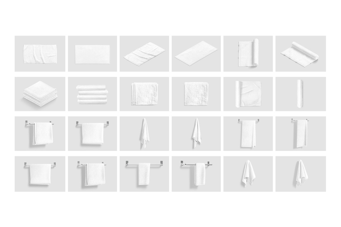 Towel Mockups Bundle Towel Mockups Bundle