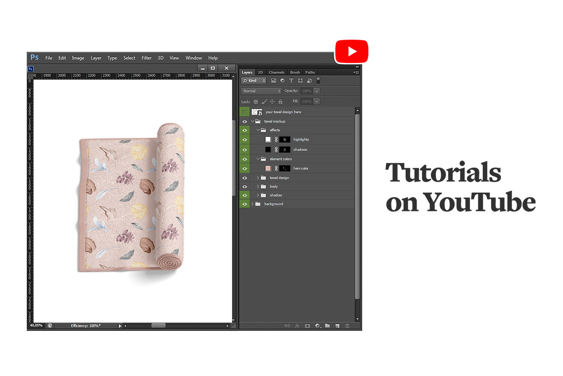 Towel Mockups Bundle Towel Mockups Bundle