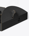 Kraft Pizza Box w/ Handle Mockup