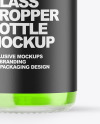 Clear Glass Dropper Bottle Mockup