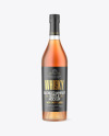 700ml Frosted Glass w/ Whiskey Bottle Mockup 700ml Frosted Glass w/ Whiskey Bottle Mockup