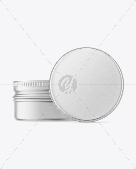 Two Metallic Jar Mockup