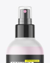Frosted Cosmetic Spray Bottle Mockup