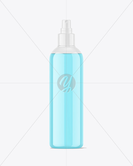 Clear Cosmetic Spray Bottle Mockup