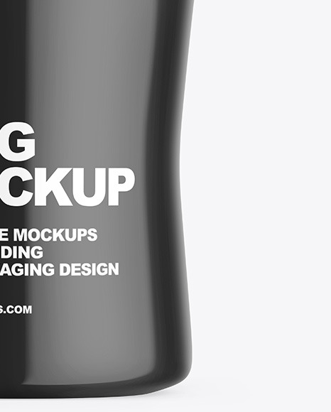 Glossy Mug w/ Coffee Splash Mockup