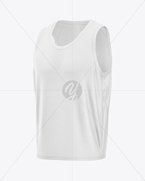 Basketball Jersey Mockup - Half Side View