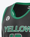 Basketball Jersey Mockup - Half Side View