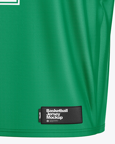 Basketball Jersey Mockup - Half Side View