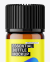 3ml Amber Essential Bottle Mockup