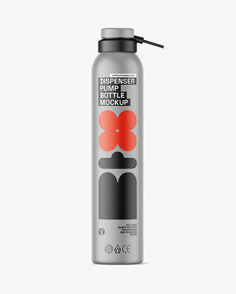 Matte Dispenser Bottle Mockup