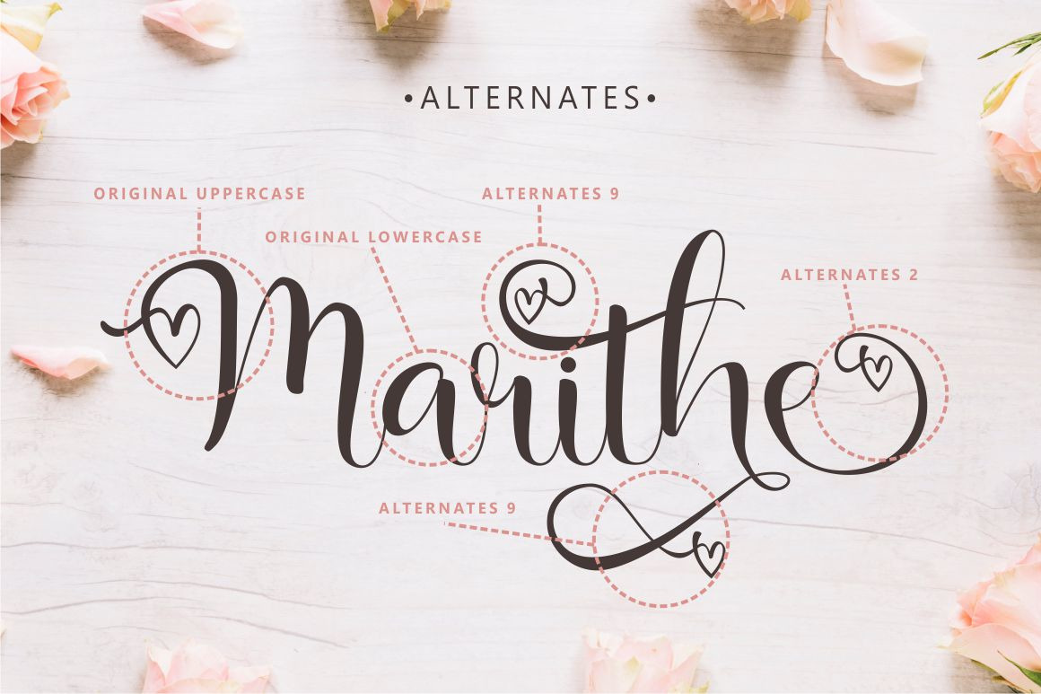 Marithe - Beautiful Modern Font Marithe - Beautiful Modern Font