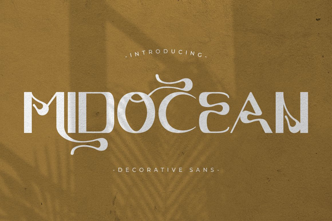 Midocean - Decorative Sans Font