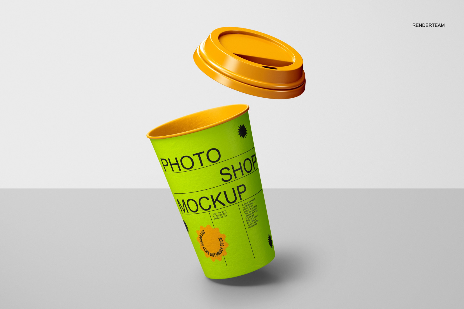 Paper Cup Mockup Set Paper Cup Mockup Set