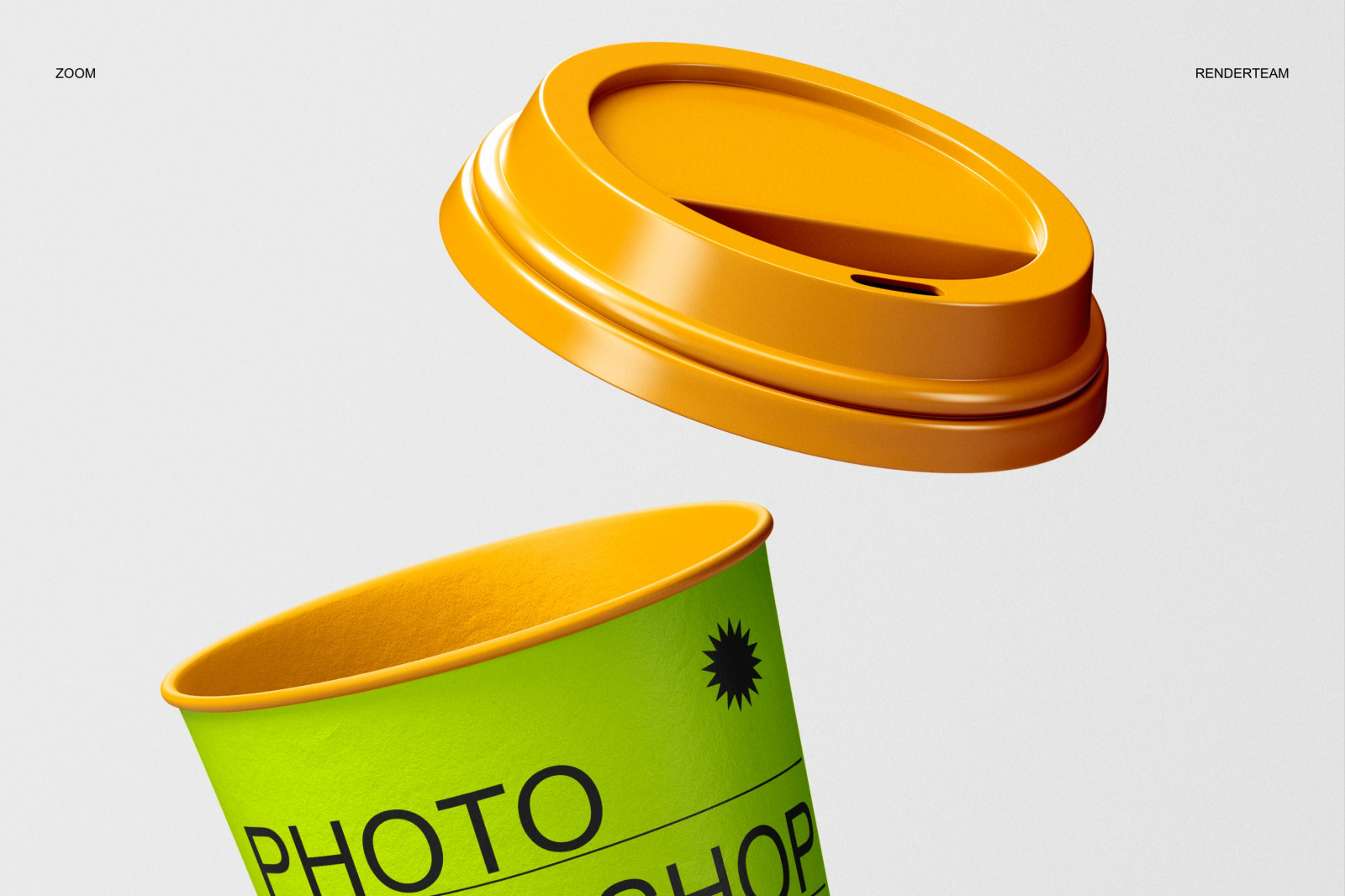 Paper Cup Mockup Set Paper Cup Mockup Set
