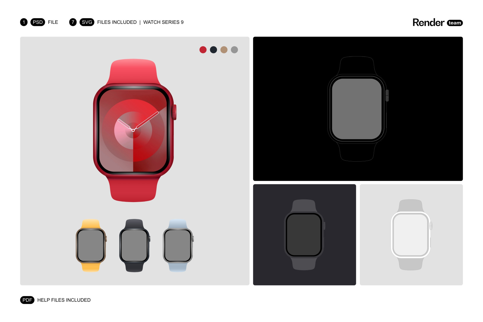 Apple Devices Mockup Bundle Apple Devices Mockup Bundle