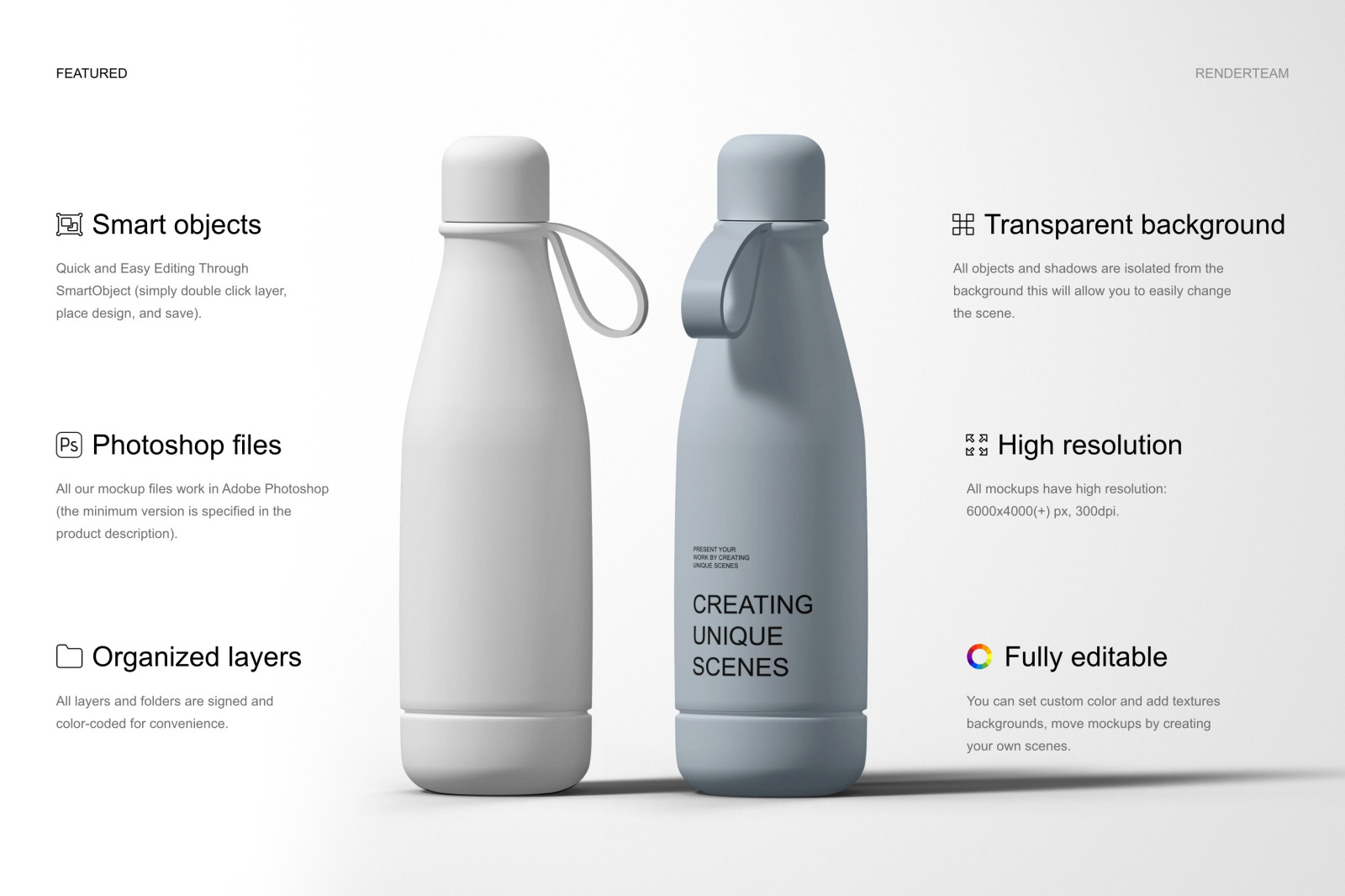 Tube and Bottle Mockup Set