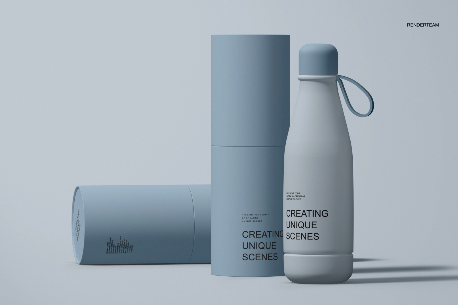 Tube and Bottle Mockup Set